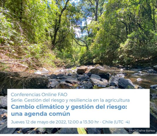 12 de mayo | Conferencia Online FAO «Cambio climático y gestión del riesgo: una agenda común»