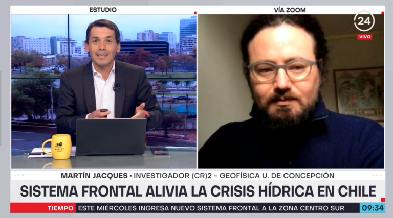 Académico por crisis hídrica: «Pese a la lluvia seguimos con un déficit típico de megasequía» (24 Horas)