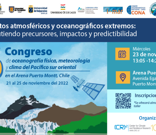 21 al 25 de noviembre | 6to. Congreso de Oceanografía Física, Meteorología y Clima del Pacifico Sur Oriental