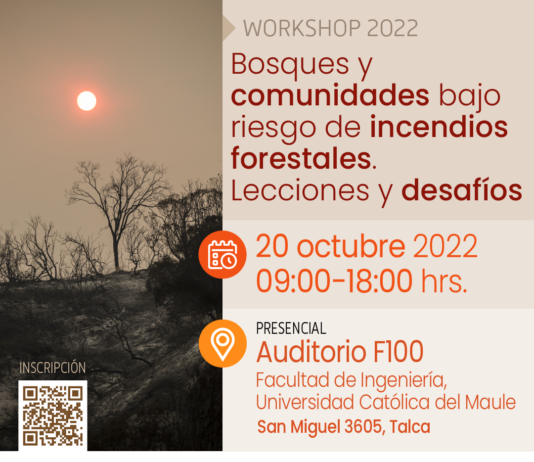 20 de octubre | Work Shop 2022: «Bosques y comunidades bajo riesgo de Incendios Forestales. Lecciones y desafíos»