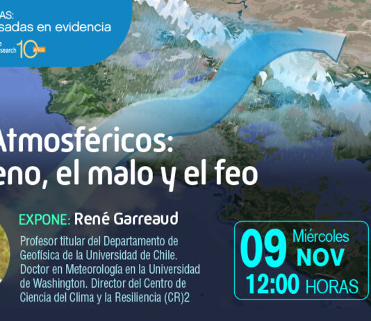 9 de noviembre | Charla (CR)2 «Ríos atmosféricos: El bueno, el malo y el feo»