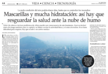 Mascarillas y mucha hidratación: así hay que resguardar la salud ante la nube de humo (El Mercurio)