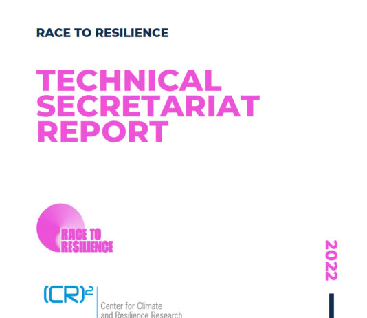 Reporte 2022 de la secretaría técnica de Race to Resilience