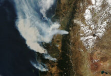 Fires Blaze Through South-Central Chile (Earth Observatory)