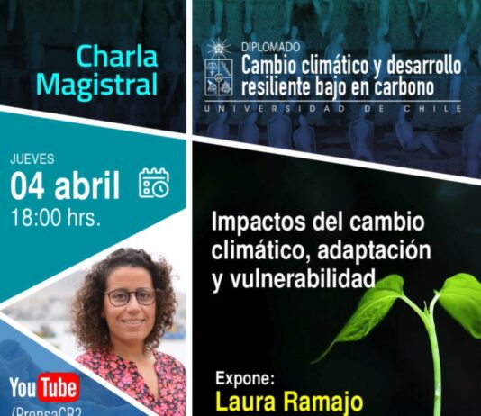 4 de abril | Charla magistral: Impactos del cambio climático, adaptación y vulnerabilidad