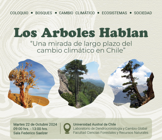 22 de octubre | Los árboles hablan. «Una mirada de largo plazo del cambio climático en Chile»