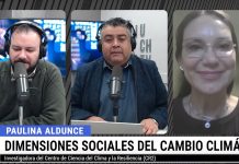 Paulina Aldunce: «Ni los gobiernos ni la sociedad civil han respondido a la urgencia del cambio climático» (Radio UChile)