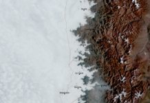 Fotos satelitales explican de dónde salió tanta nubosidad este jueves en Santiago (LUN)