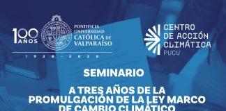 30 de mayo | Seminario analizará los tres años de la Ley Marco de Cambio Climático