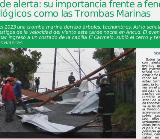 Sistema de alerta: su importancia frente a fenómenos meteorológicos como las Trombas Marinas (El Insular)