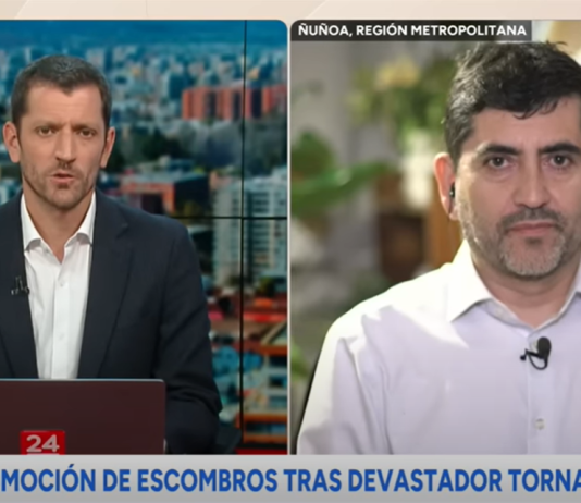 Investigador y tornado en el sur: “Es un desastre increíble, pasó por el medio de una ciudad” (24Horas.cl)