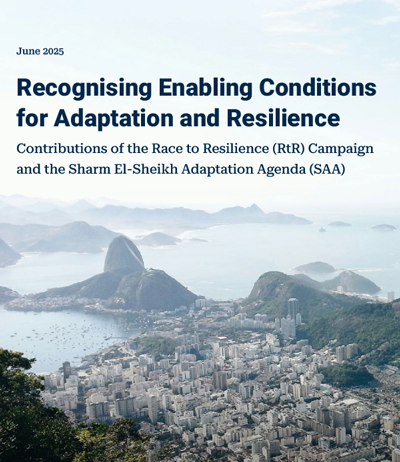 Recognising Enabling Conditions for Adaptation and Resilience