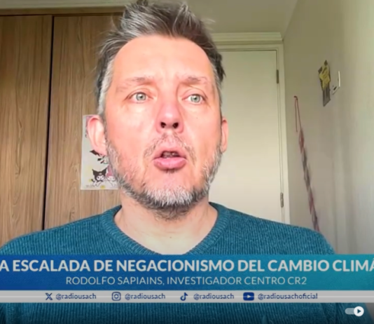 Rodolfo Sapiains y negacionismo del cambio climático: “Los medios tienen la postura de darle cabida” (Radio USACH)