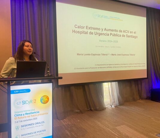 Profesionales de Salud Ocupacional y Vigilancia Sanitaria del ISP presentan investigaciones en Simposio Internacional “Clima y Resiliencia” (Instituto de Salud Pública)