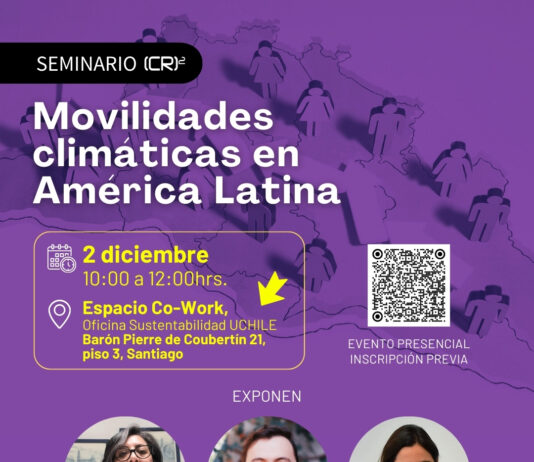 2 de diciembre | Seminario «Movilidades climáticas en América Latina»