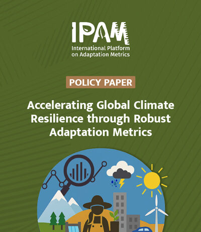 Policy Paper: Accelerating Global Climate Resilience through Robust Adaptation Metrics