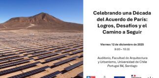 12 de diciembre | Seminario «Chile, celebrando una década del Acuerdo de París: Logros, desafíos y el camino a seguir»