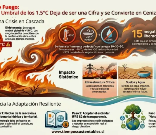 Chile Bajo Fuego: Cuando el Umbral de los 1.5°C Deja de Ser una Cifra y se Convierte en Cenizas