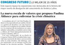 La nueva escala de valores que propuso Paulina Aldunce para enfrentar la crisis climática (El Mercurio)